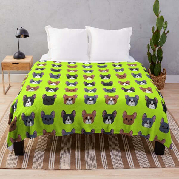 Item preview, Boston Terrier Pattern Lime Background designed and sold by OliRoseArt.