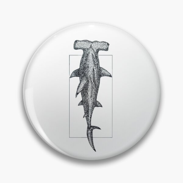 Item preview, Hammerhead shark designed and sold by elenaourania.