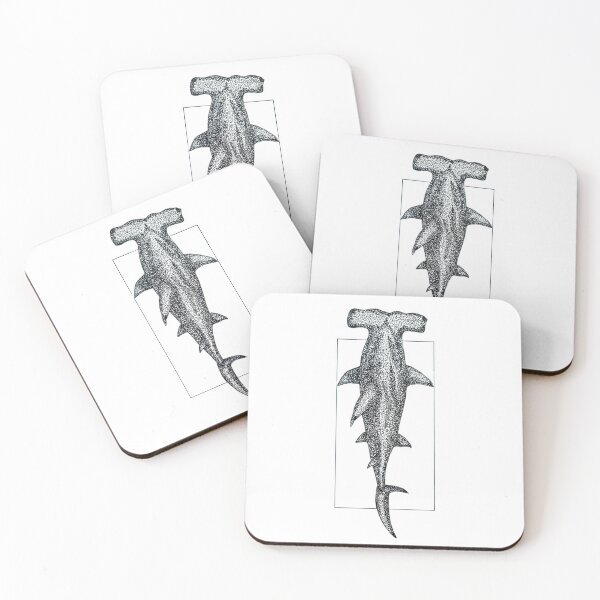 Item preview, Hammerhead shark designed and sold by elenaourania.