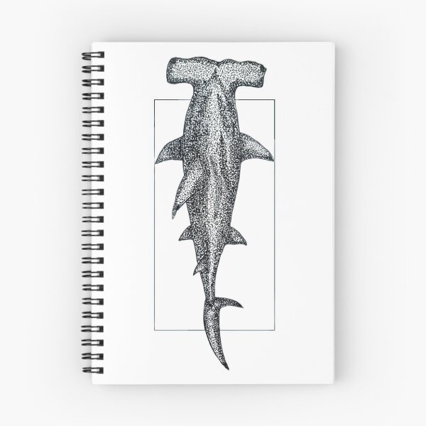 Item preview, Hammerhead shark designed and sold by elenaourania.