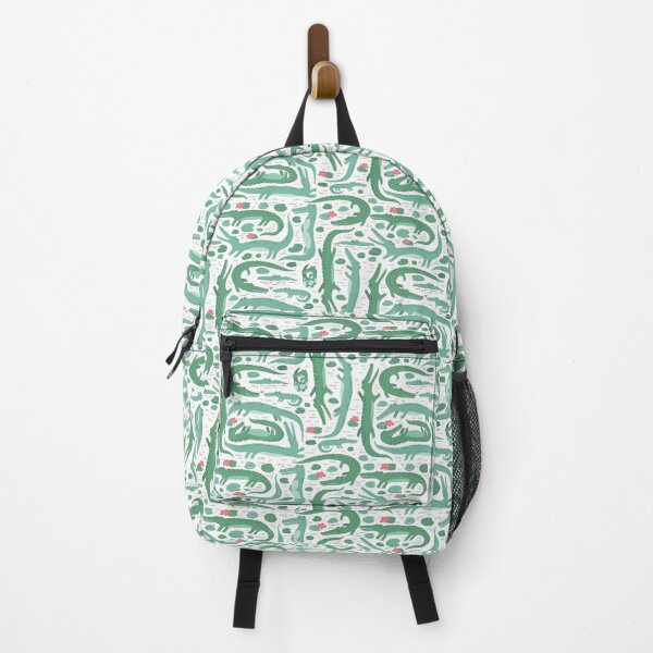 Item preview, Cute green crocodiles pattern designed and sold by DarianaArt.