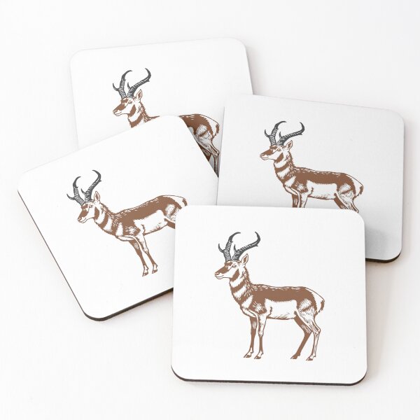 Item preview, Graceful Pronghorn Wildlife Art designed and sold by JollyCritters.