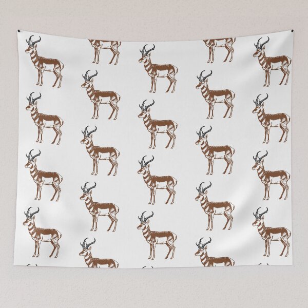 Item preview, Graceful Pronghorn Wildlife Art designed and sold by JollyCritters.