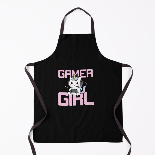 Item preview, Cute Gamer Unicorn Girl – Kawaii Gaming Design designed and sold by deardansouza.