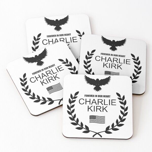 Item preview, Charlie Kirk “Forever In Our Heart" Memorial Patriotic Eagle Wreath designed and sold by JeyVel.