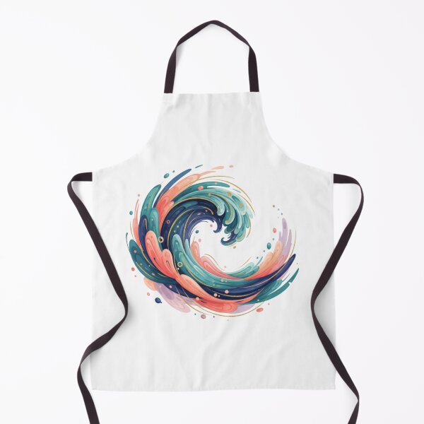 Item preview, Abstract Flowing Ocean Waves designed and sold by Cynoria.