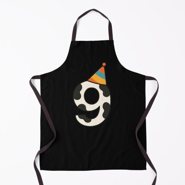 Item preview, Cow 9th Birthday 9 Years Old Animal Lover Bday Boys Girls Kids designed and sold by rafaeltto.