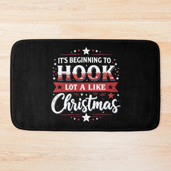 Item preview, It's Beginning to Hook a Lot Like Christmas Text-based Crafting Design designed and sold by MimsTees.