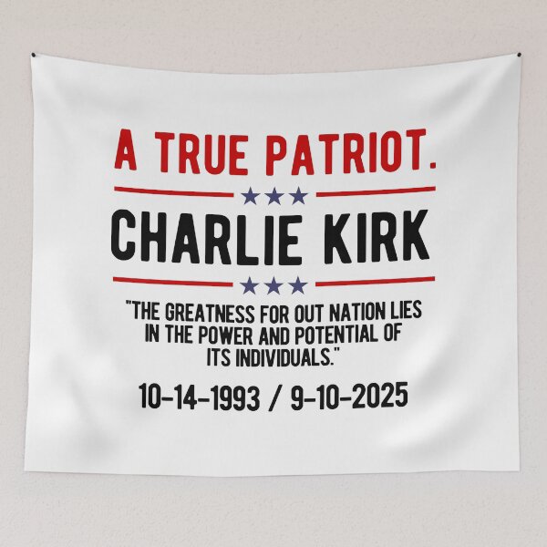 Item preview, Charlie Kirk A True Patriot 1993-2025  designed and sold by JeyVel.