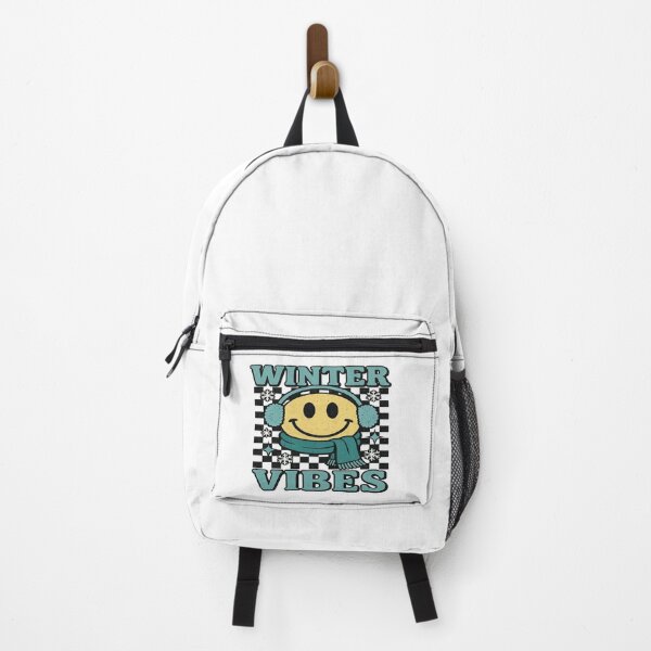 Item preview, Winter Vibes Retro Smiley T-Shirt | Cozy Snowflake Aesthetic Tee for Cold Weather, Vintage Distressed Holiday Graphic designed and sold by POD DYNASTY | Original Print On Demand T-Shirt Graphics.
