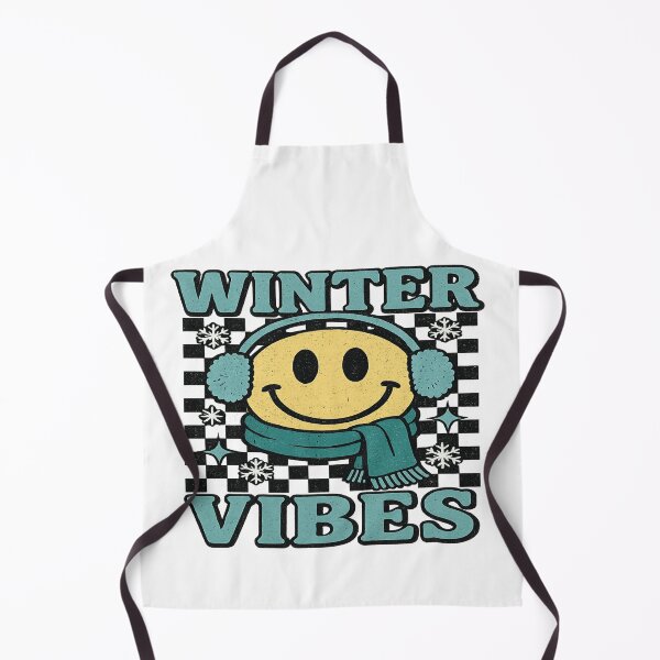 Item preview, Winter Vibes Retro Smiley T-Shirt | Cozy Snowflake Aesthetic Tee for Cold Weather, Vintage Distressed Holiday Graphic designed and sold by POD DYNASTY | Original Print On Demand T-Shirt Graphics.