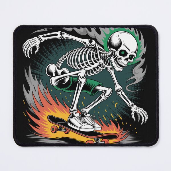Item preview, Skeleton Skateboarding Design | Dark Grunge Skater Graphic Design designed and sold by GRAPHIX444.