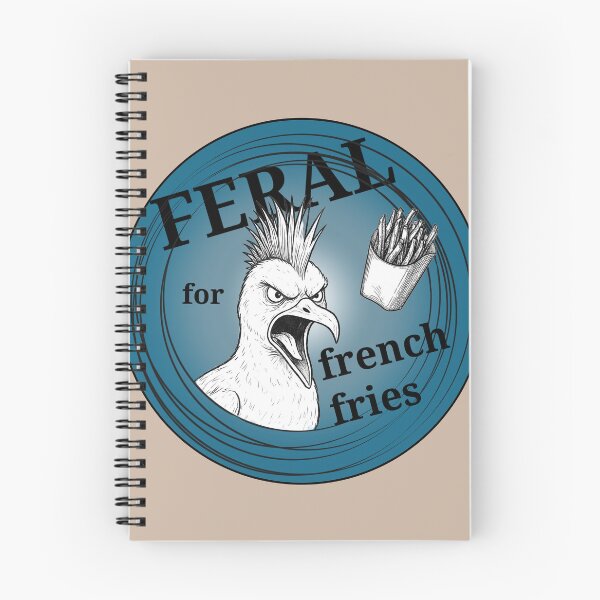 Item preview, Crazy Seagull! Feral for French Fries designed and sold by ickiskull.