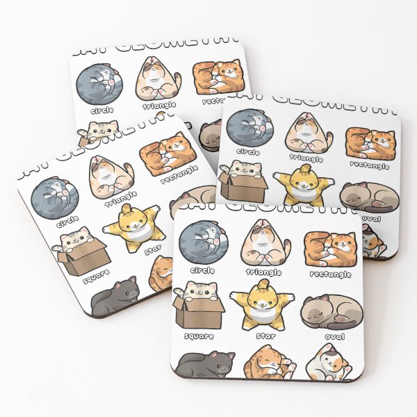Item preview, Basics of Cat Geometry Funny Cat Shapes Cute  designed and sold by cretegracieuk.