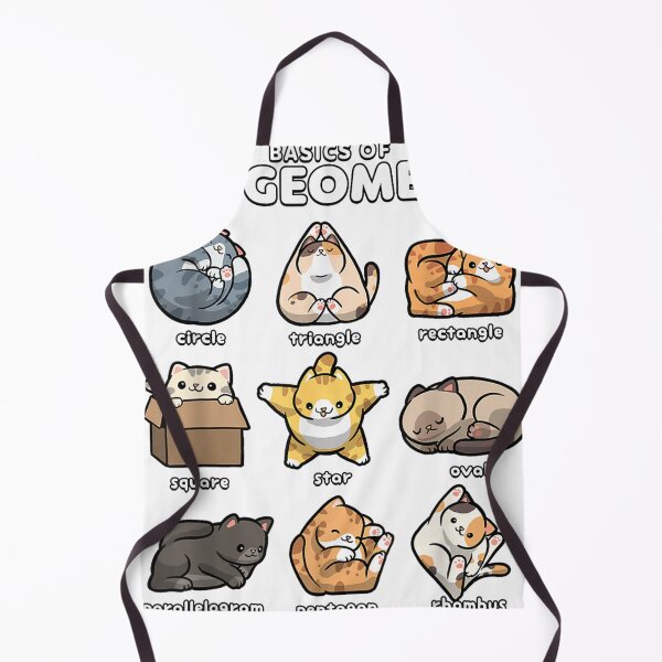 Item preview, Basics of Cat Geometry Funny Cat Shapes Cute designed and sold by cretegracieuk.