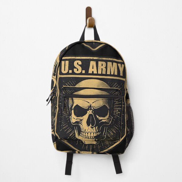 Item preview, U.S. ARMY Skull Emblem – Tactical Military Style T-Shirt for Army Fans designed and sold by AkiruAiStudio.