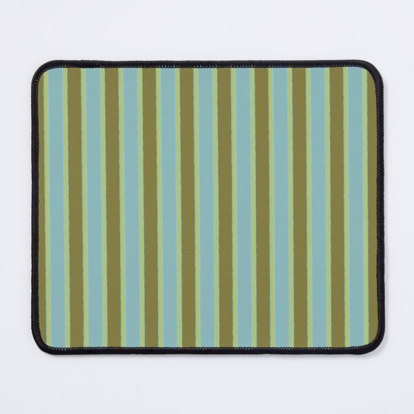 Item preview, Rough Stripes Vertical Pattern in Olive Green Arctic Blue and Chartreuse designed and sold by kierkegaard.