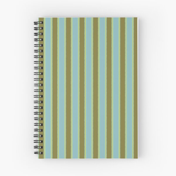 Item preview, Rough Stripes Vertical Pattern in Olive Green Arctic Blue and Chartreuse designed and sold by kierkegaard.