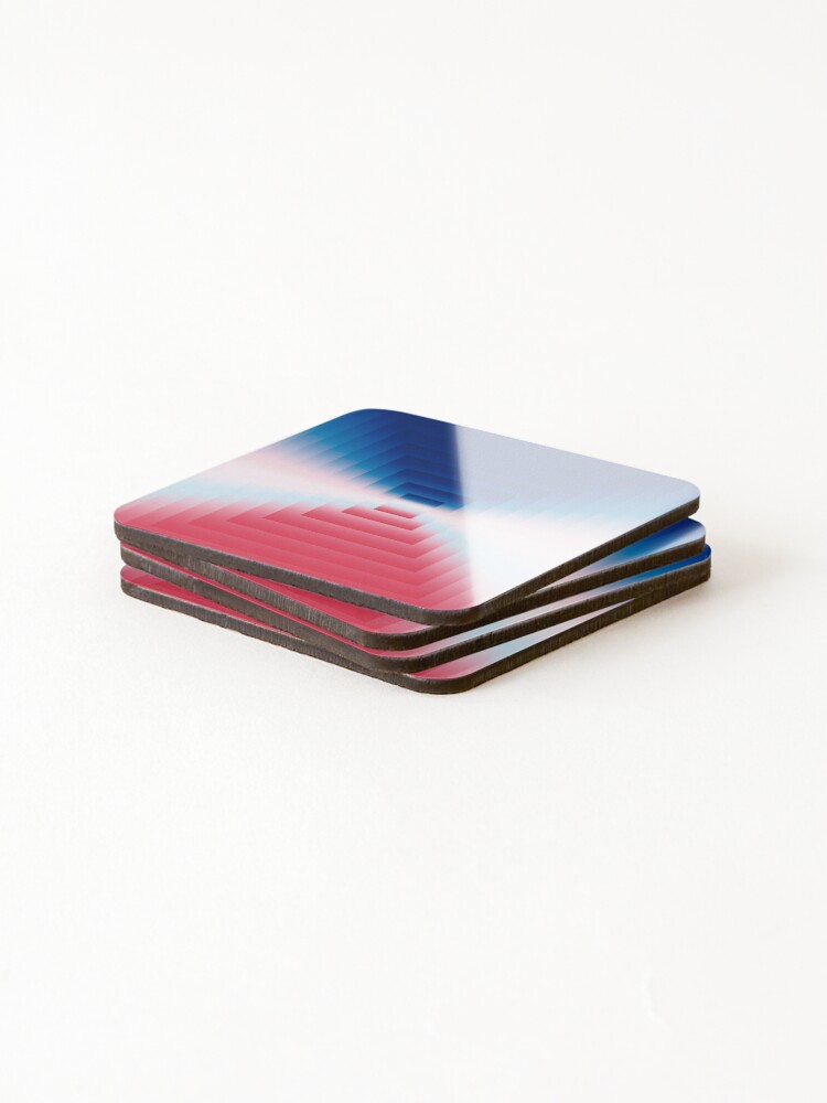 Thumbnail 4 of 5, Coasters (Set of 4), Rectangular Gradient designed and sold by RogerArrieta.