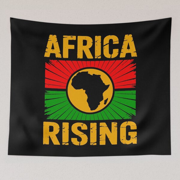 Item preview, Africa Rising Vintage Continent Unity Design designed and sold by EthosWear.