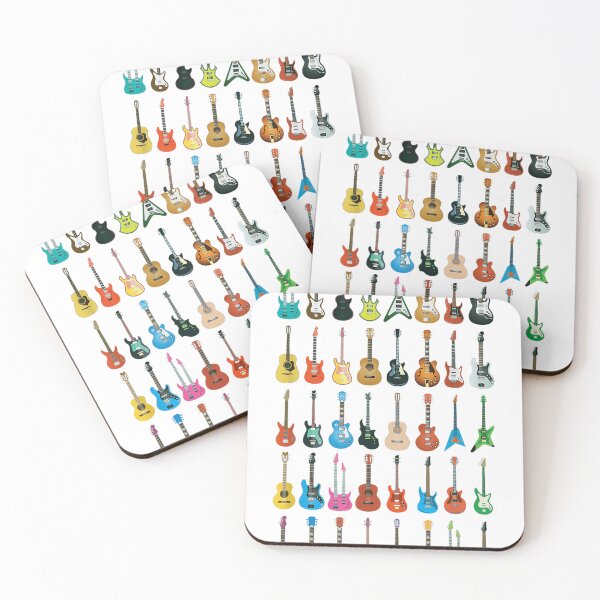 Item preview, Love Guitar Different Guitars Music Lover Funny Gift Shapes Cute  designed and sold by cretegracieuk.