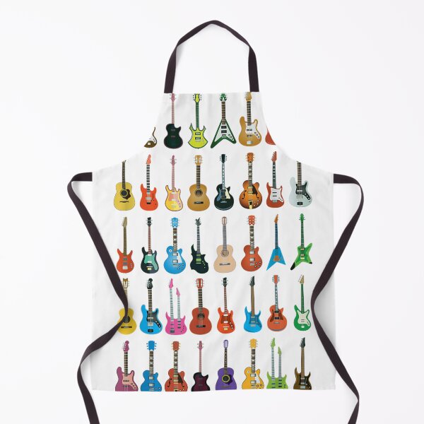 Item preview, Love Guitar Different Guitars Music Lover Funny Gift Shapes Cute  designed and sold by cretegracieuk.