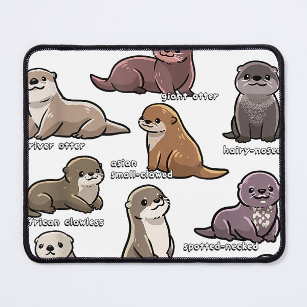 Item preview, Otter Sea Animals of the World Chibi Otter Lover Shapes Cute  designed and sold by cretegracieuk.