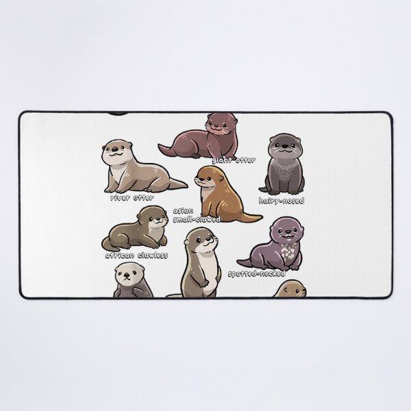 Item preview, Otter Sea Animals of the World Chibi Otter Lover Shapes Cute designed and sold by cretegracieuk.