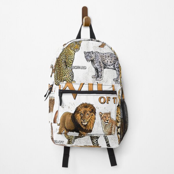 Item preview, Wild Cats Animals of the World Educational Wild Animal Lover Shapes Cute  designed and sold by cretegracieuk.
