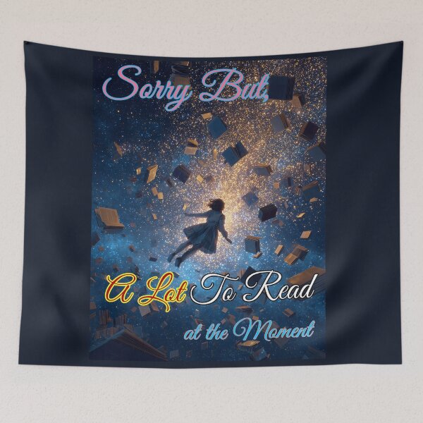 Item preview, Sorry, I’m Booked (Literally) designed and sold by ArgentoArt.