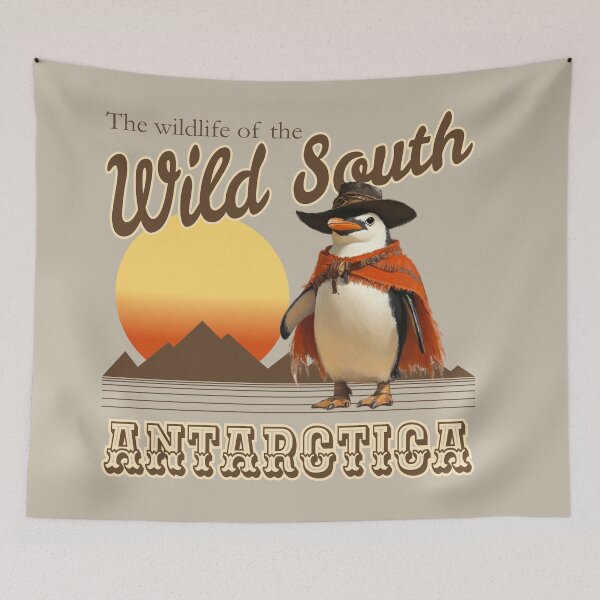 Item preview, Funny Penguin Cowboy in the Wild Wild South designed and sold by IceEdgeStudio.