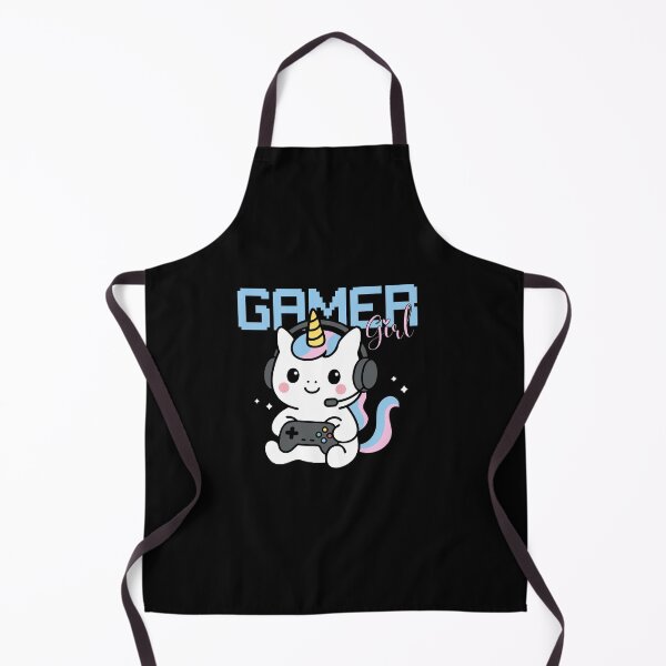 Item preview, Cute Gamer Unicorn Girl – Kawaii Gaming Design designed and sold by deardansouza.