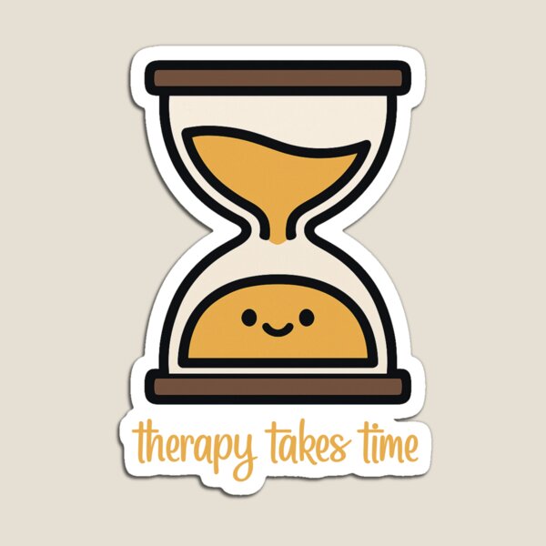 Item preview, Therapy Takes Time – Hourglass Speech Therapy Design designed and sold by TheSparklySLP.