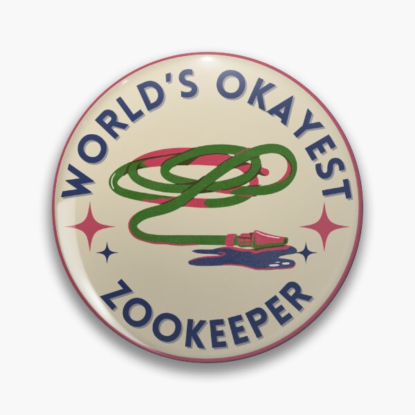 Item preview, World's Okayest Zookeeper designed and sold by Unhinged Goose.