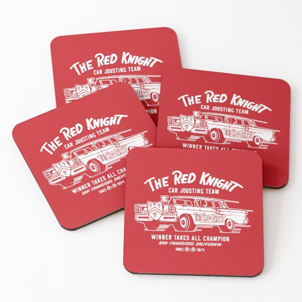 Item preview, The Red Knight Jousting Team (Reverse - Red) designed and sold by Justin Ellis.