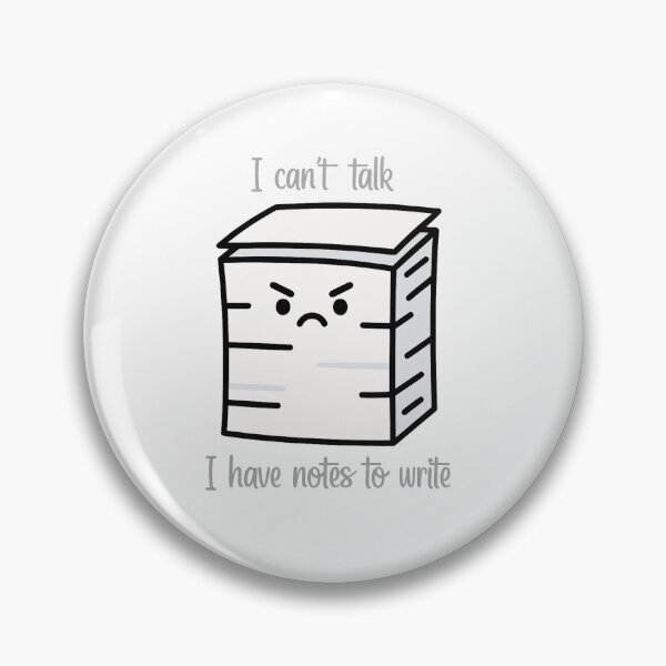 Item preview, I Can’t Talk, I Have Notes to Write – Funny Allied Health Design designed and sold by TheSparklySLP.