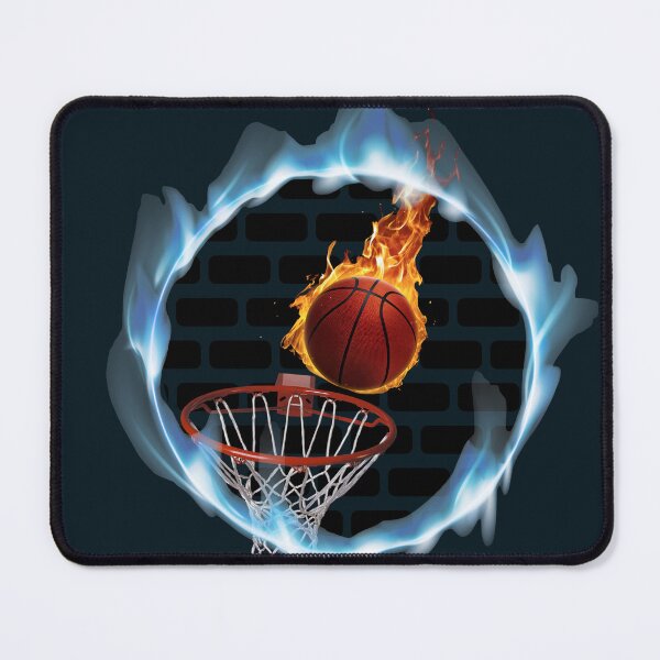 Item preview, basketball fire designed and sold by Thread Pop.