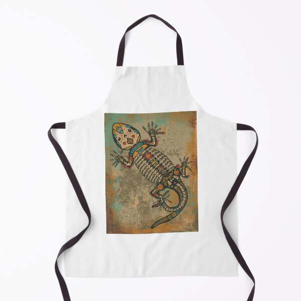 Item preview, Aztec Axolotl Art – Tribal Skeleton Amphibian Design designed and sold by RetroPop23.