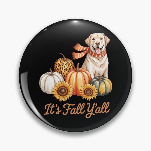 Item preview, It's Fall Y'all Labrador Dog Leopard Pumpkin Fall designed and sold by Bandikonsalez.