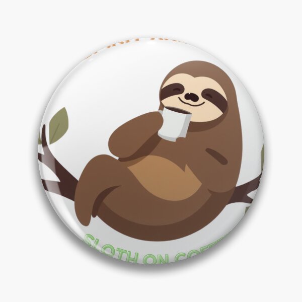 Item preview, Sloth with coffe designed and sold by Mioudy.