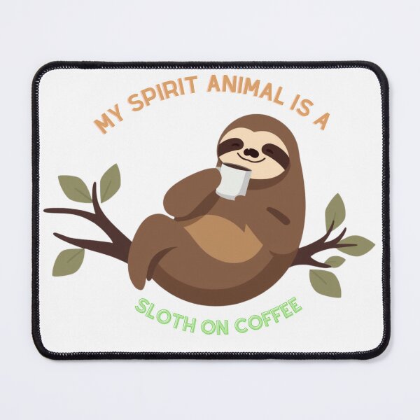 Item preview, Sloth with coffe designed and sold by Mioudy.