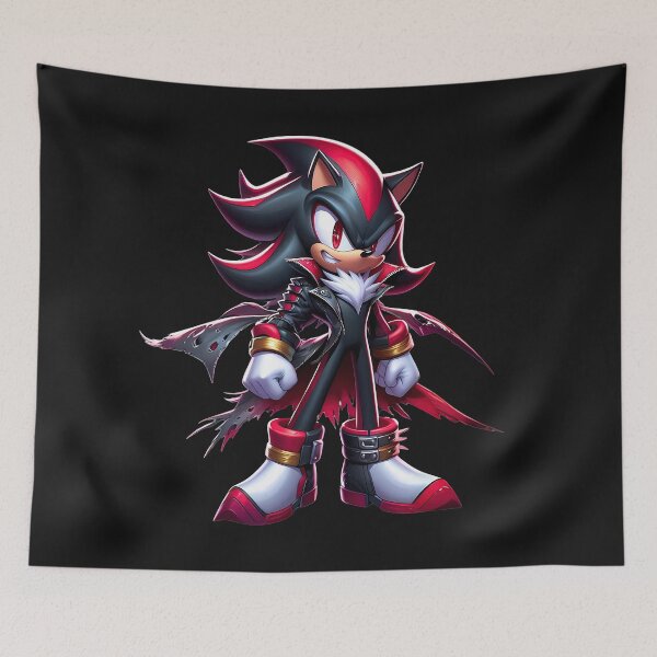Item preview, Shadow futuristic hedgehog warrior art designed and sold by Shadow's Realm.
