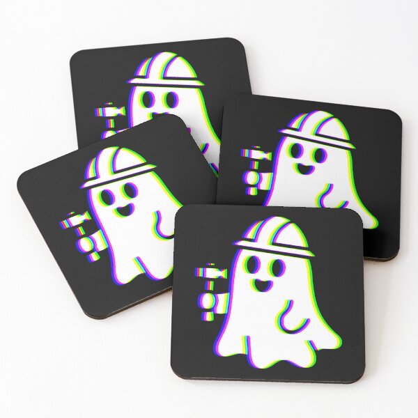 Item preview, Construction Ghost – Glitch RGB Tradesman Halloween Crew Design designed and sold by Taans-Creation.