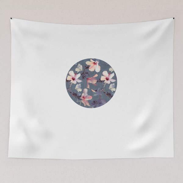 Item preview, Butterflies-And-Hibiscus-Flowers---A-Painted-Pattern designed and sold by HeribertFunke.