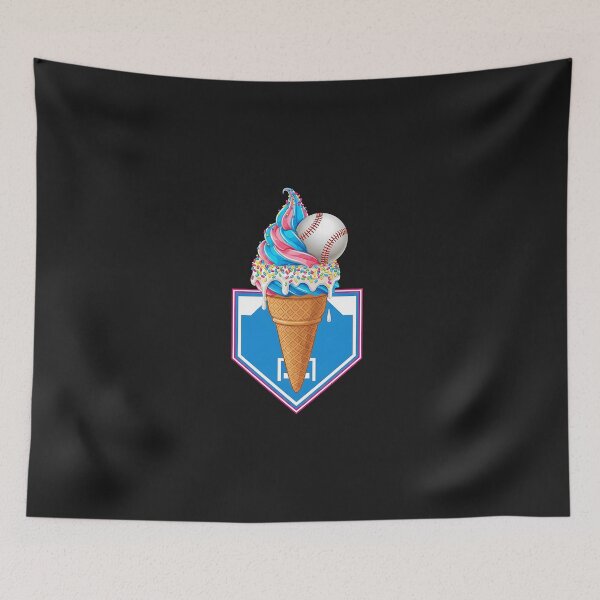 Item preview, Baseball Mom Dad Son Ice Cream Drip Shirt Respect The Drip designed and sold by diyoor.
