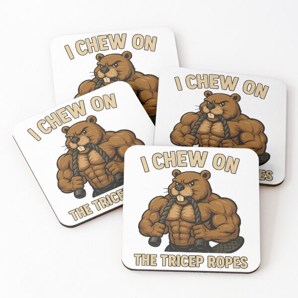 Item preview, Beaver Tricep Ropes Funny Fitness Gym designed and sold by k3rstman1.