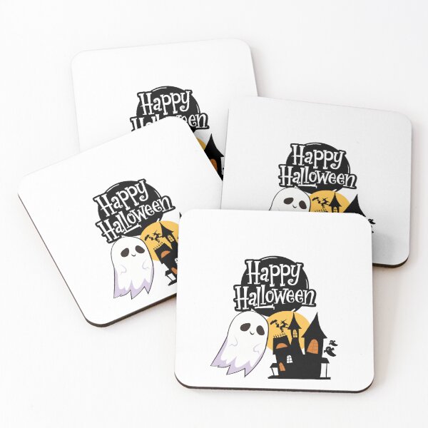 Item preview, pooky Halloween Night – Pumpkins, Ghosts & Bats designed and sold by Anahit Petrosyan Art Studio & Unique Print Designs for a Gift.