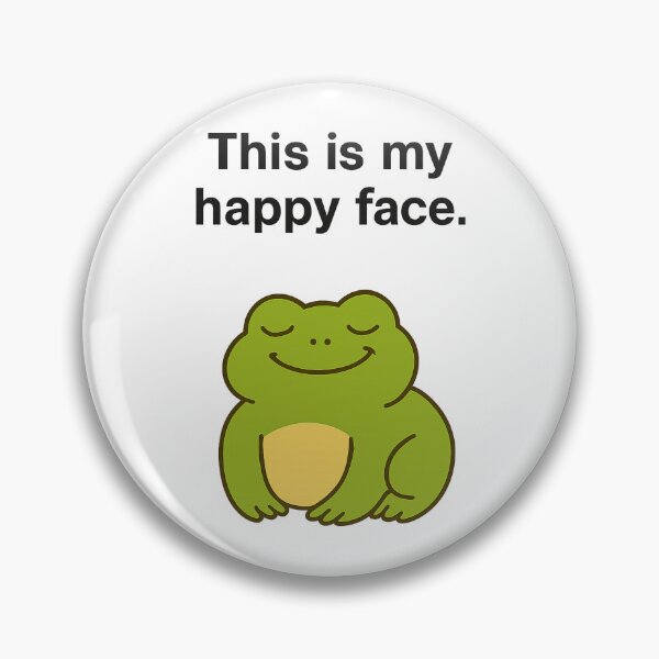 Item preview, This Is My Happy Face designed and sold by Chill Doodles.