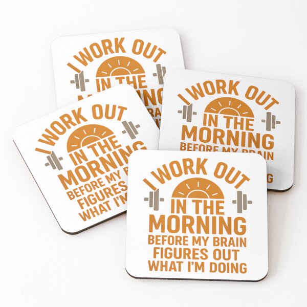 Item preview, Morning Workout Humor Early Bird Fitness Motivation designed and sold by k3rstman1.
