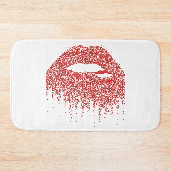 Item preview, Dripping Red Lips Pop Art Design designed and sold by The secret storage room.